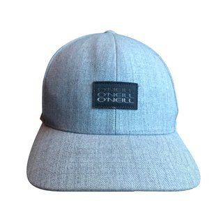 O’Neill The Authentic Yupoong Surf Snapback Gray Hat Cap